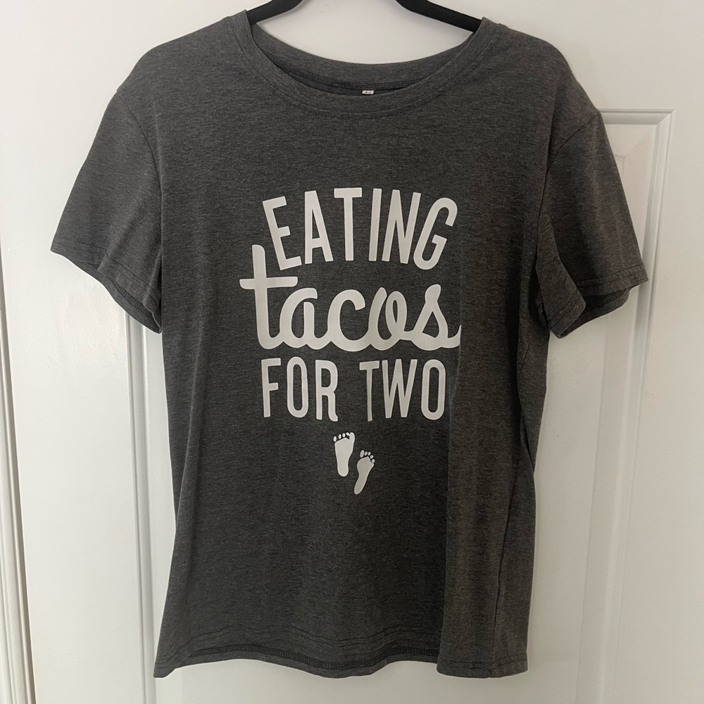 Maternity / Pregnancy Announcement Shirt - Eating Tacos for Two
